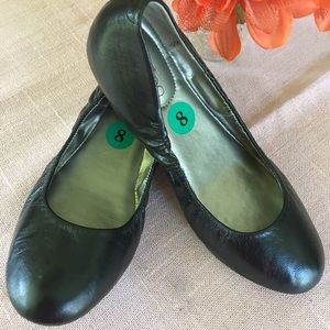Me Too Black Flats Worn Once Size 8